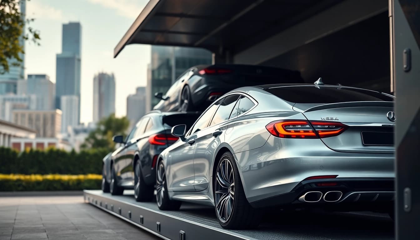Transporting luxury vehicles safely at https://luxuryautocarriers.com with professional care and precision.