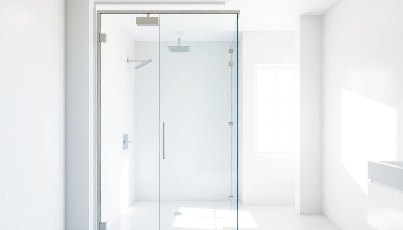Stylish shower doors uk enhancing a modern bathroom's elegance with glass features.