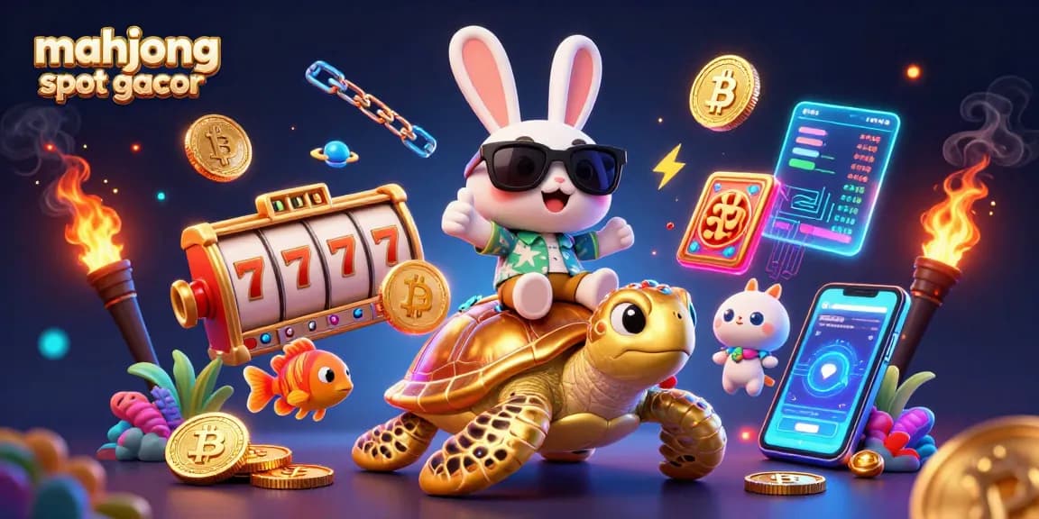 Win big with mahjong slot gacor, featuring vibrant cartoon characters and rich gambling elements.