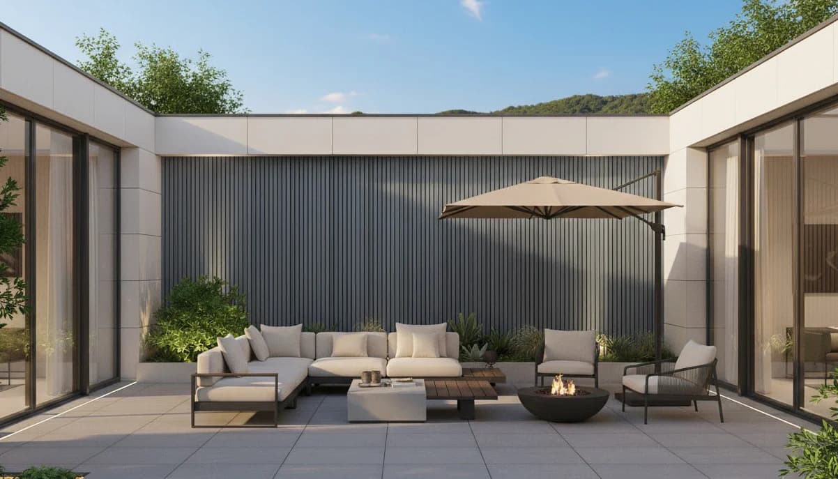 Exterior Slat Wall Panels (composite) for Sleek Outdoor Aesthetics