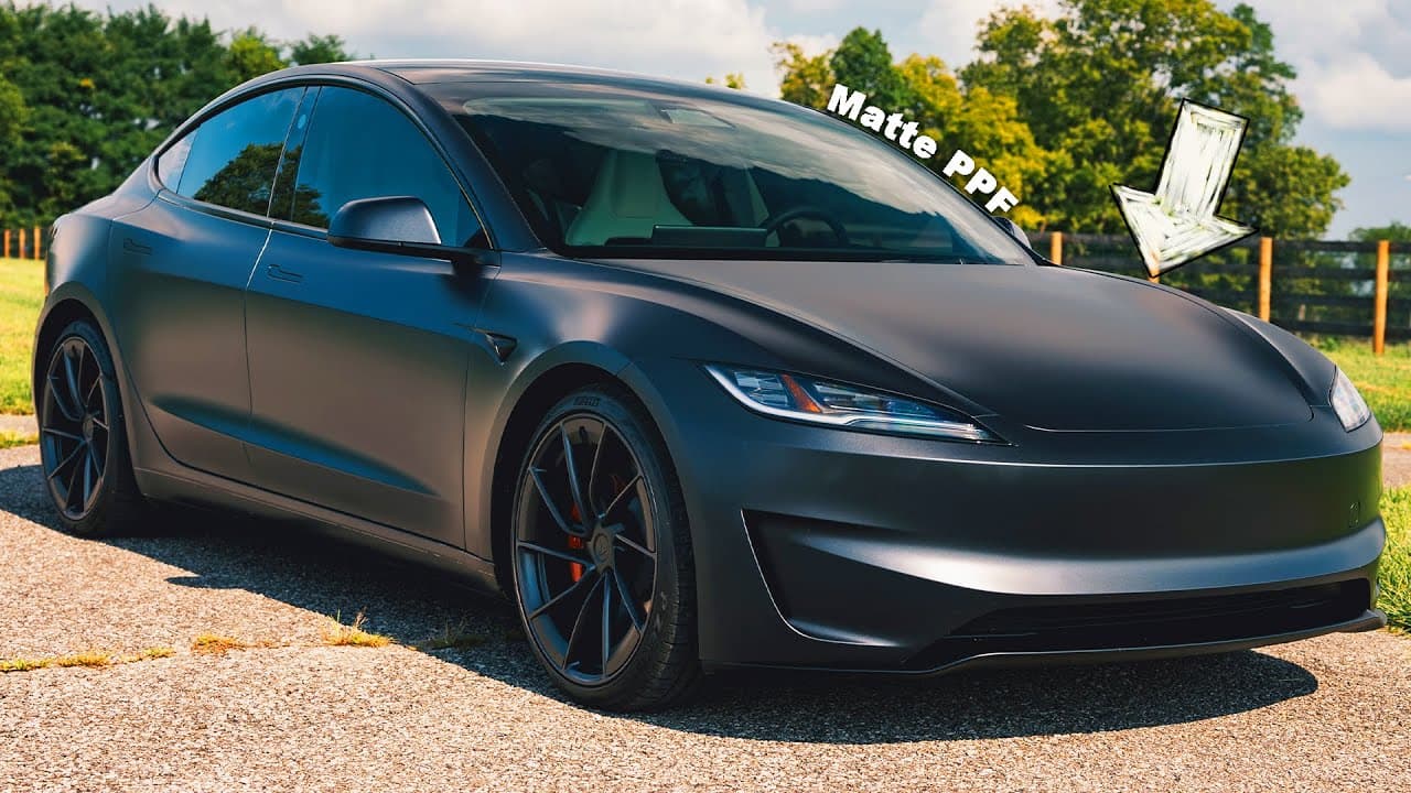 Premium Tesla ppf to Protect Against Chips and Road Debris