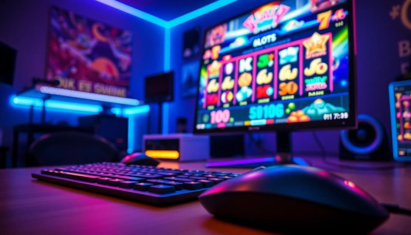 Experience the thrill of spinning in the best Online slots Uk as vibrant graphics light up the screen.