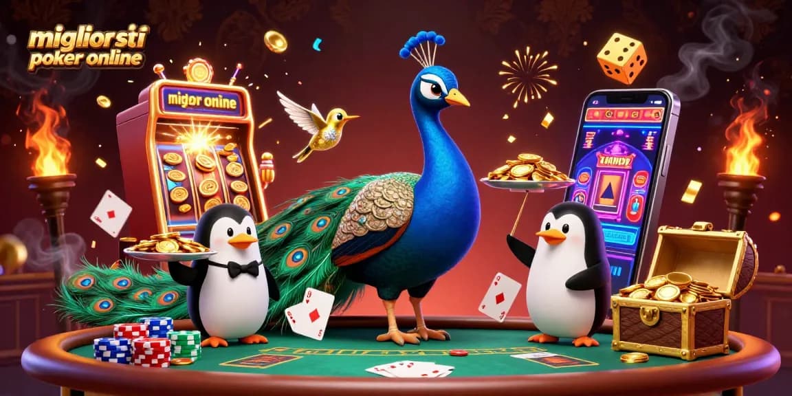 I migliori siti poker online offrono un'esperienza unica con un tavolo da poker e carte volanti.