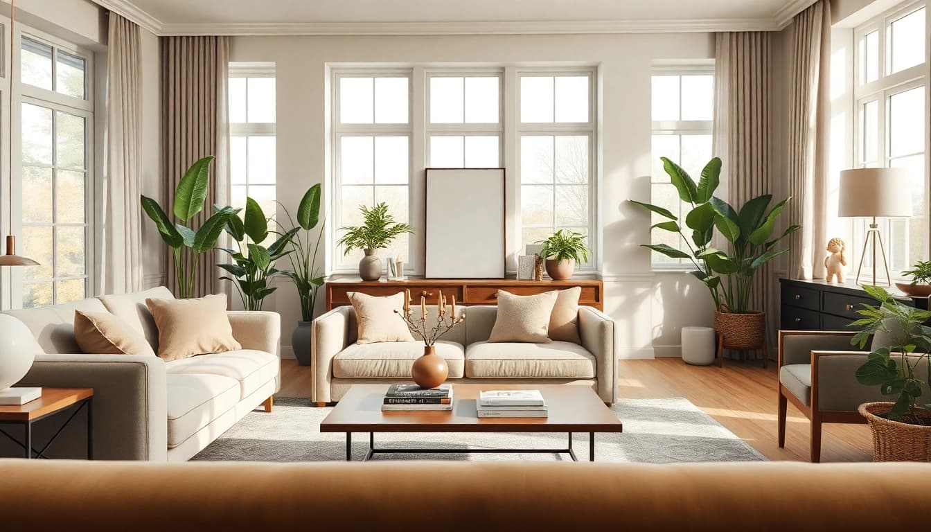 Transform your space with elegant decor from https://merithome.co.uk in a modern living room setting.