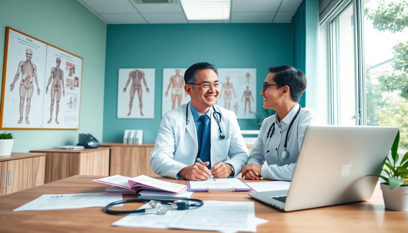 Check out the healthcare consultation at https://www.medexdtc.com showcasing doctor-patient interaction.
