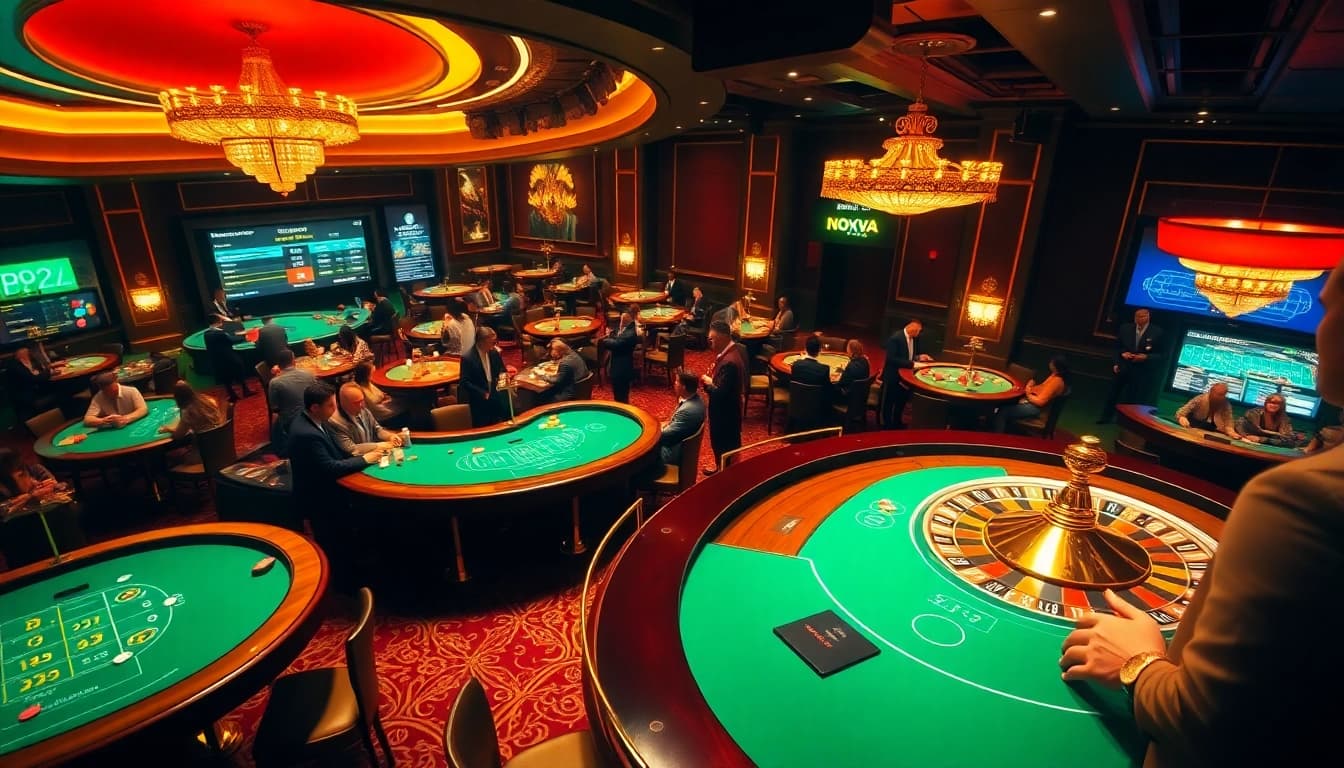 Experience the thrill of online gambling at https://nova8886.com/ with vibrant gaming tables and exciting gameplay.