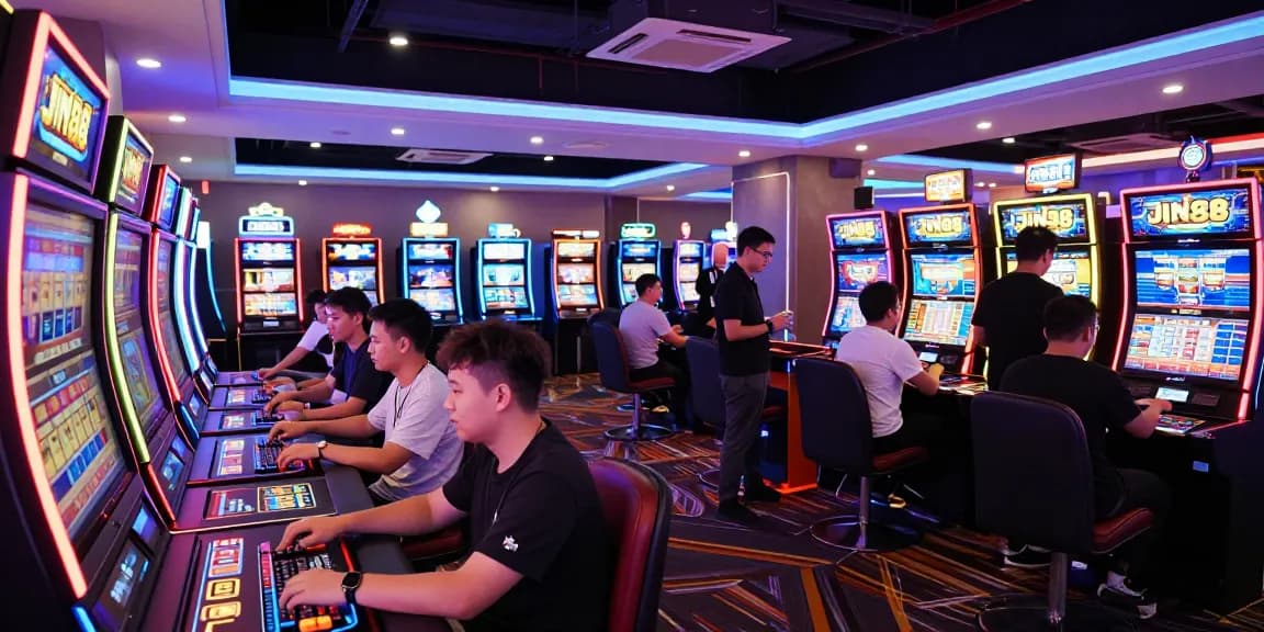 Jin88 mang đến trải nghiệm trò chơi đa dạng với không gian sòng bạc sống động và hấp dẫn.
