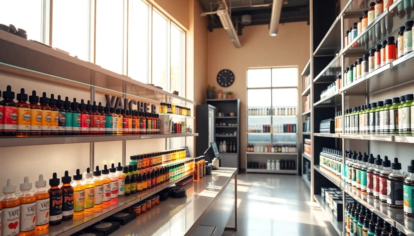 Explore a vibrant vape shop with everything you need to enhance your vaping experience and more.