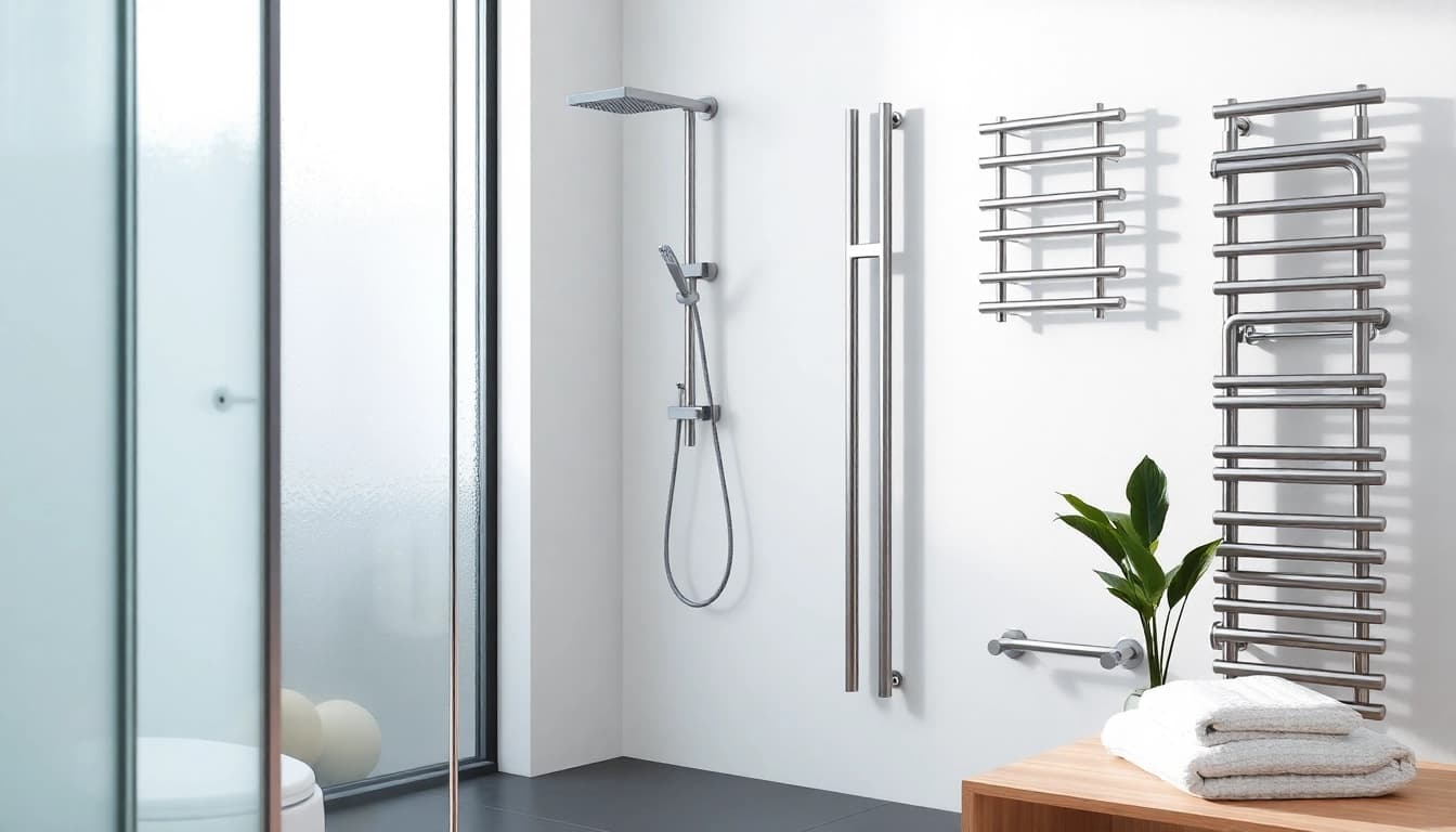 Gestalte dein Badezimmer mit sonni sanitär Produkten, eleganten Duschsystemen und modernen Heizkörpern.