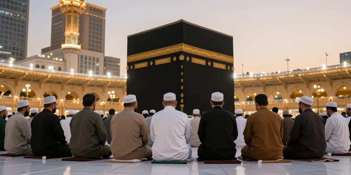 Experience umroh Itikaf during Ramadan at the holy Kaaba, spiritual journey, travel guide, sacred destination.