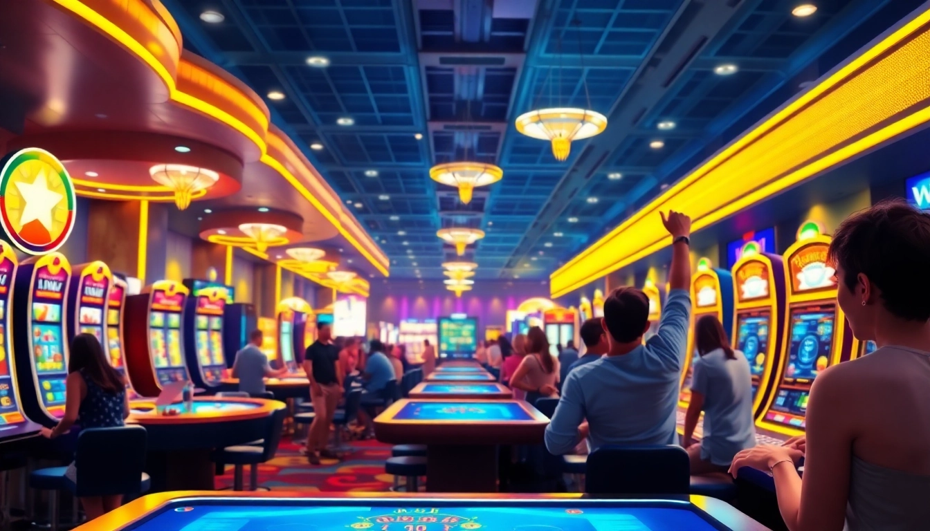 Experience the excitement of a non gamstop casino with vibrant games and players.