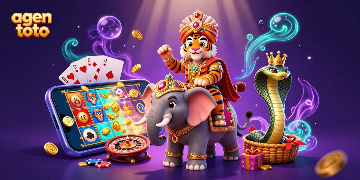 Agen toto memberikan pengalaman judi yang seru dengan elemen slot dan karakter menarik di tengah suasana kasino yang berkilau.