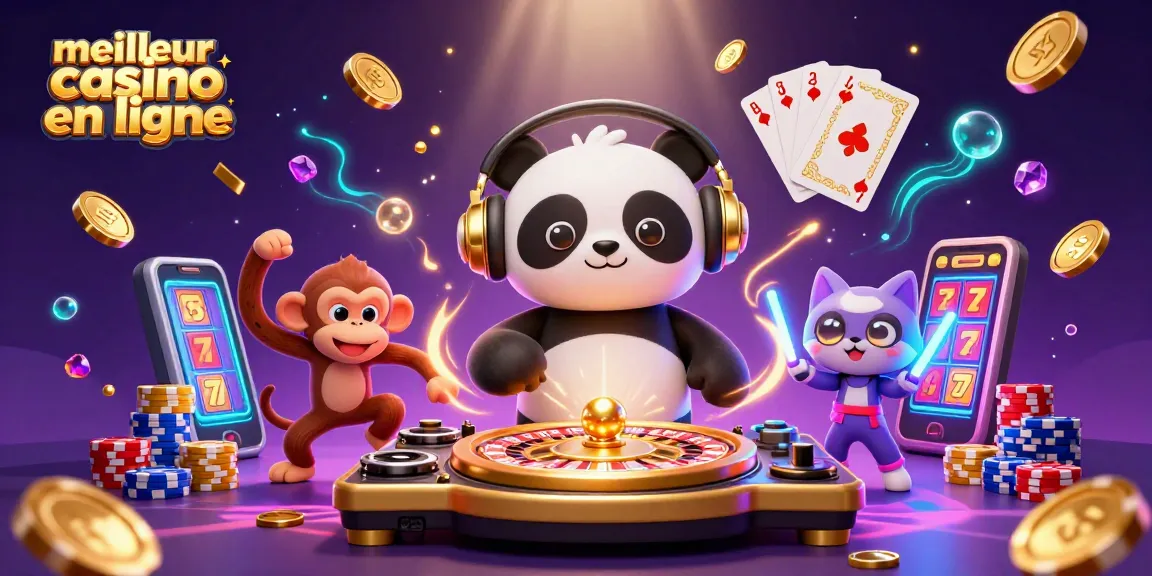 Plongez dans le meilleur casino en ligne avec des personnages animés, des pièces d'or et des gemmes scintillantes.