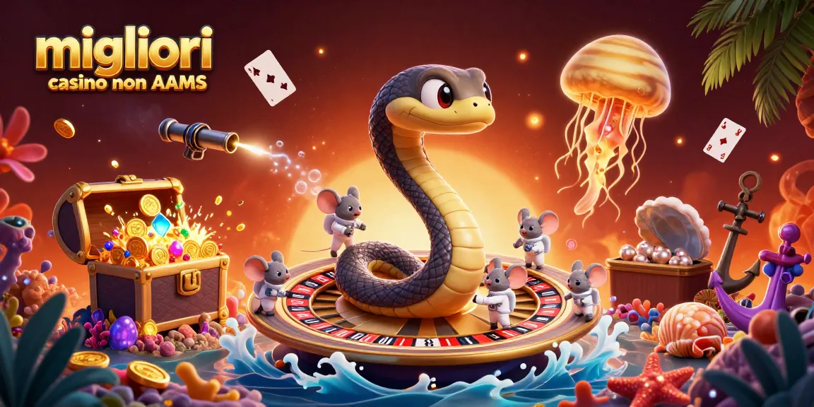 Scopri i migliori casino non AAMS con il serpente di Saturno e tante emozionanti opportunità di vincita.