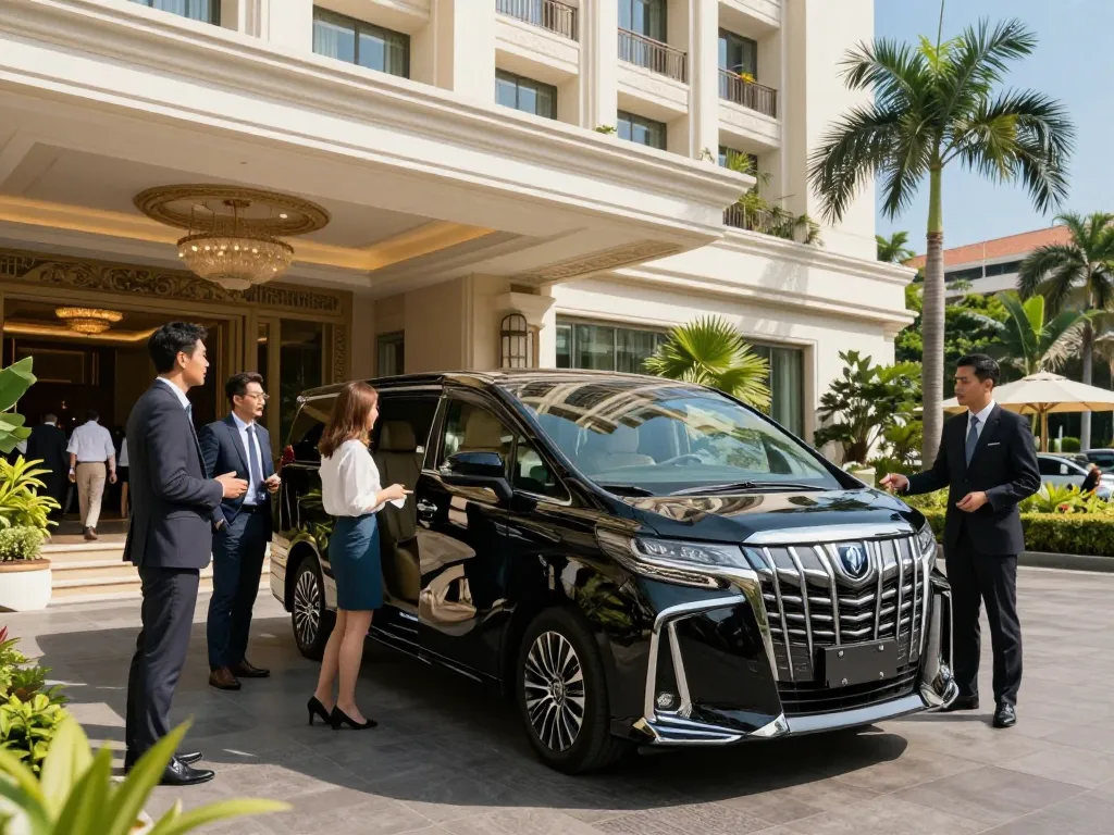Thuê xe Toyota Alphard tại Thành Phố Hồ Chí Minh cho chuyến du lịch sang trọng với dịch vụ tài xế chuyên nghiệp.
