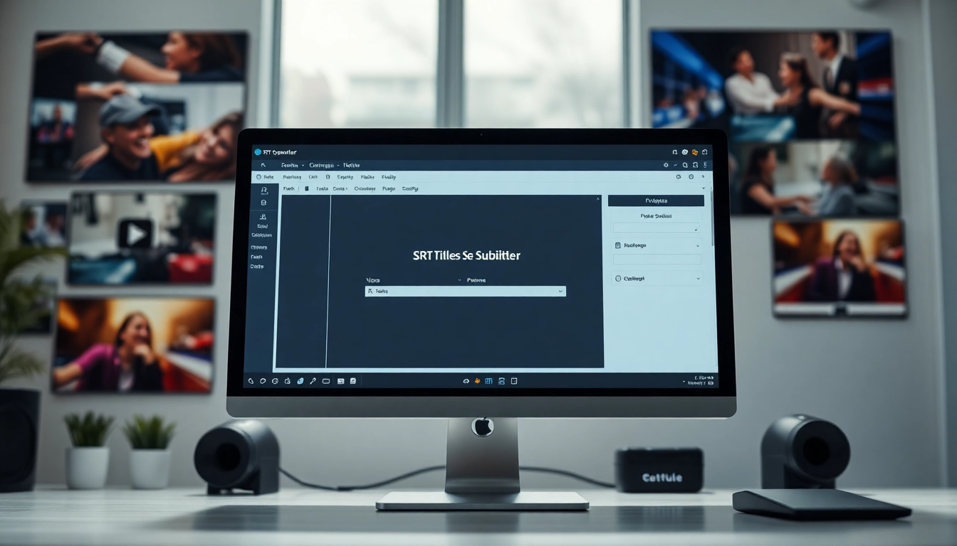 Streamlined SRT Generator interface showcasing subtitle creation for videos and audio.
