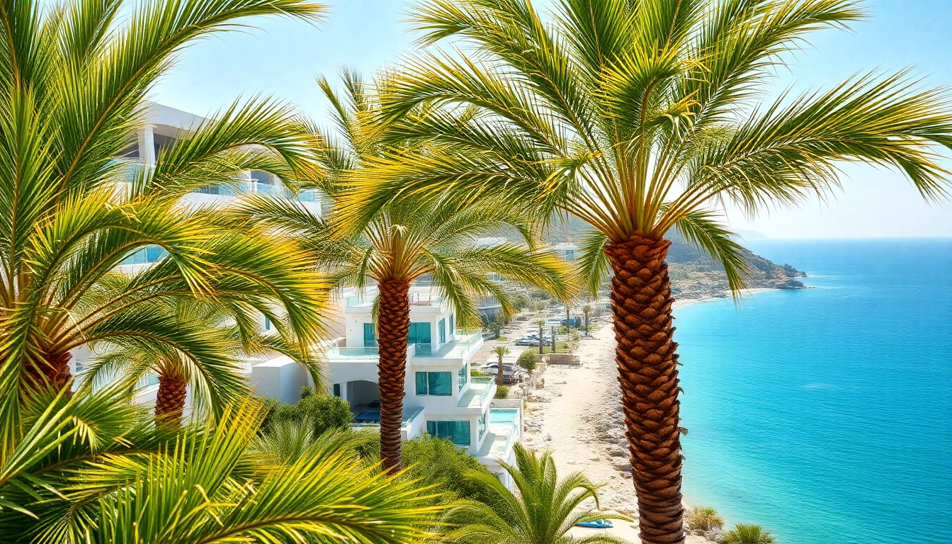 Showcase of property for sale in alanya turkey with beautiful villas and sea views.