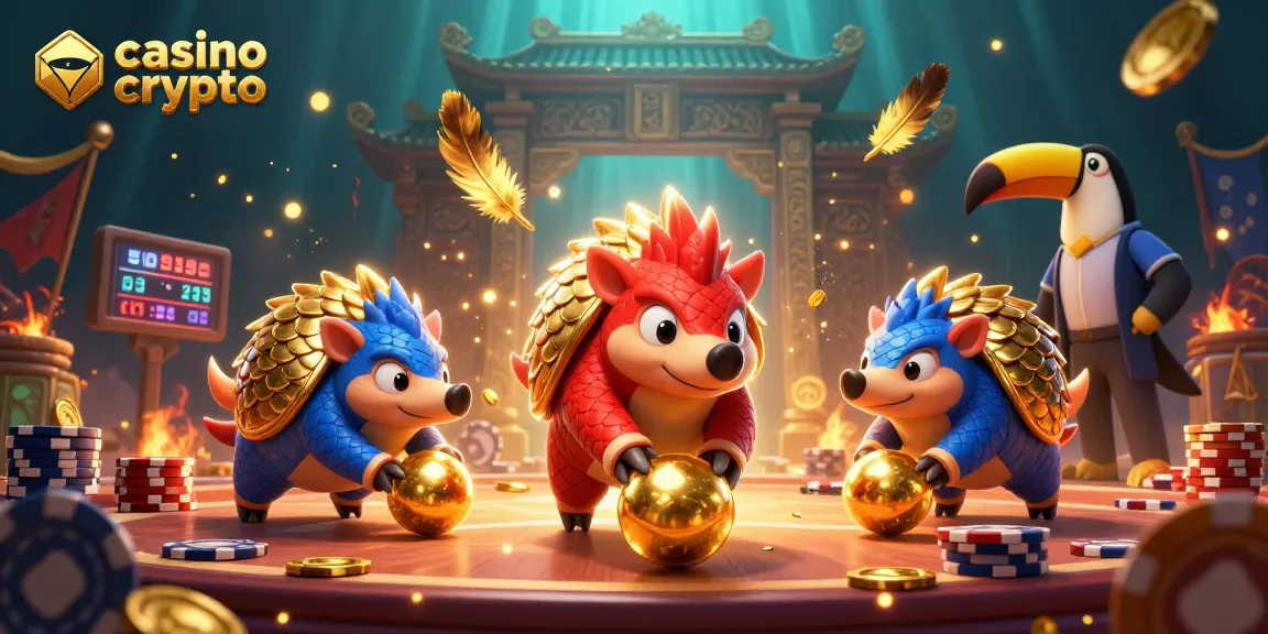 Attiva il tuo gioco nei casino crypto mentre due pangolini rivali si sfidano, regalando emozioni e vincite!