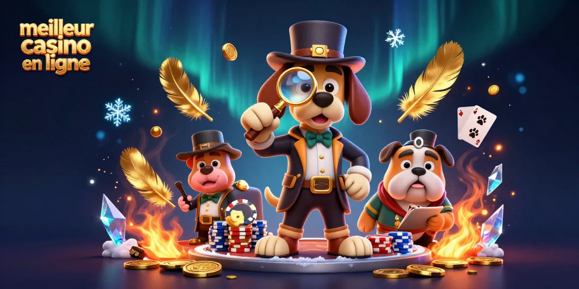 Jeux de cartes captivants au meilleur casino en ligne avec un détective cartoon.