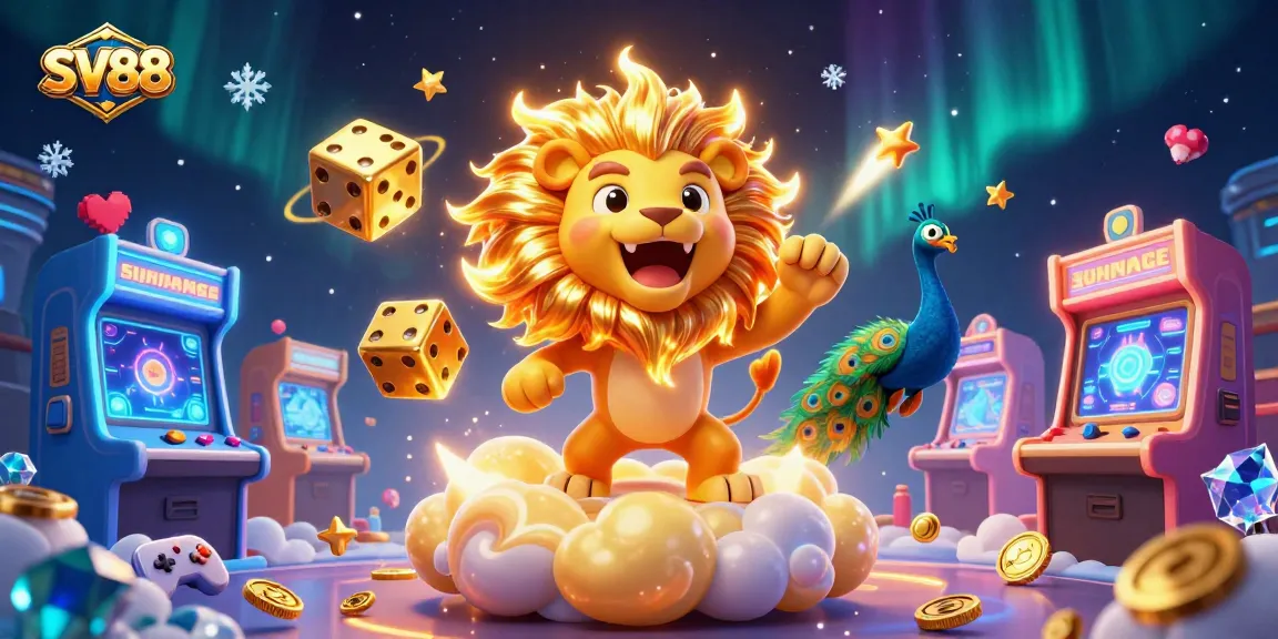 Experience the thrilling atmosphere of SV88's vibrant casino scene with engaging game elements.