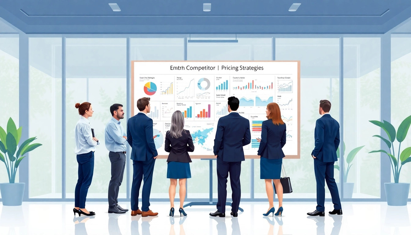Explore key concepts of competitor pricing strategies through infographic showcasing collaboration.