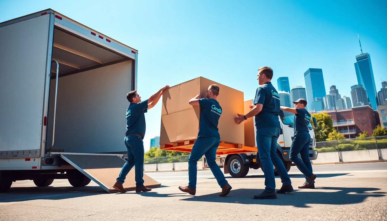 Efficient provincial moving & storage services with professional movers in action