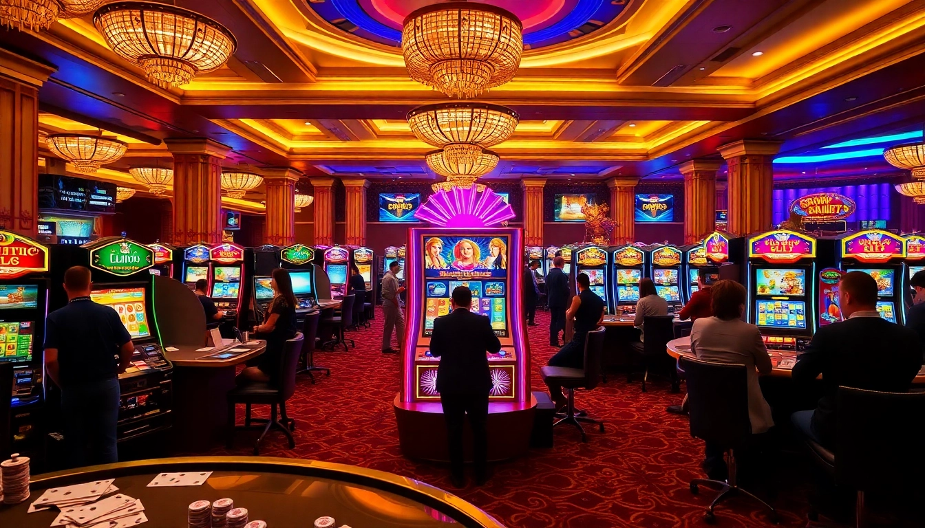 Experience the thrill of spinning a pragmatic slot machine in a luxurious casino environment.