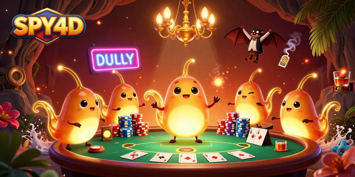 SPY4D memberikan pengalaman kasino yang mengasyikkan dengan seekor dealer kelelawar dan glowworms menerangi permainan kartu.