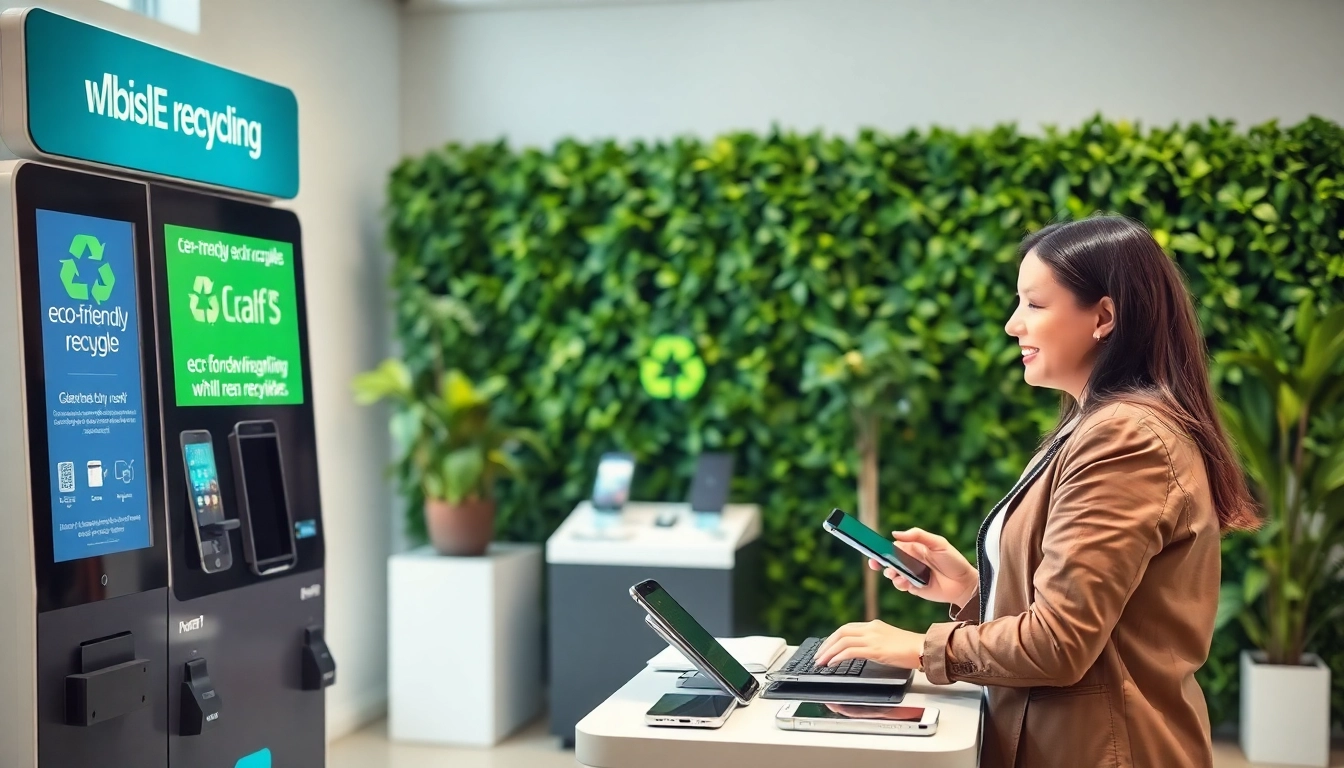 Recycle your old devices at the convenient kiosk, not ecoATM, promoting sustainable practices.