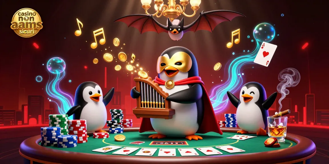 Il cane fantasma opera, un simbolo di casino non aams sicuri, suona un organo mentre getta monete d'oro.