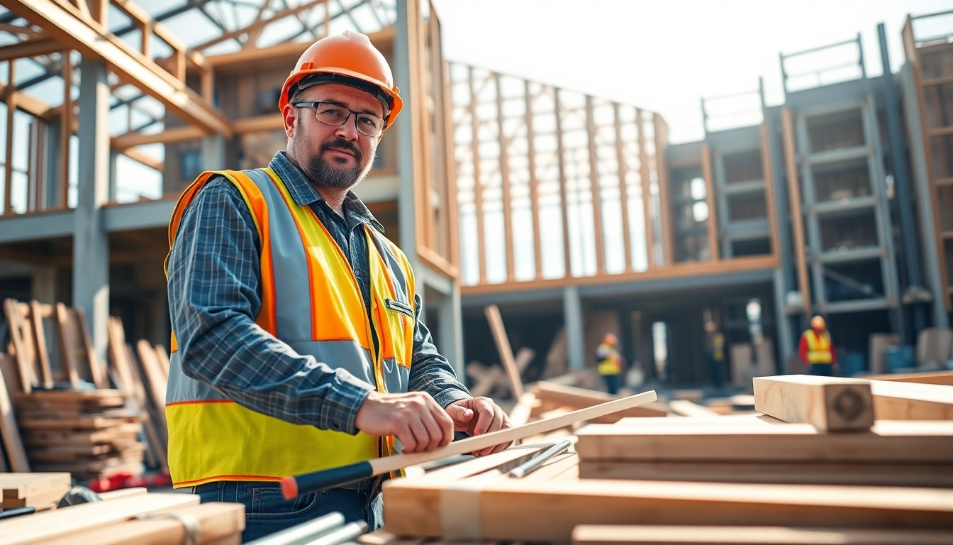 Ein Handwerker arbeitet mit Engagement an einer Baustelle, während er seo für handwerker umsetzt, um seine Sichtbarkeit zu erhöhen.