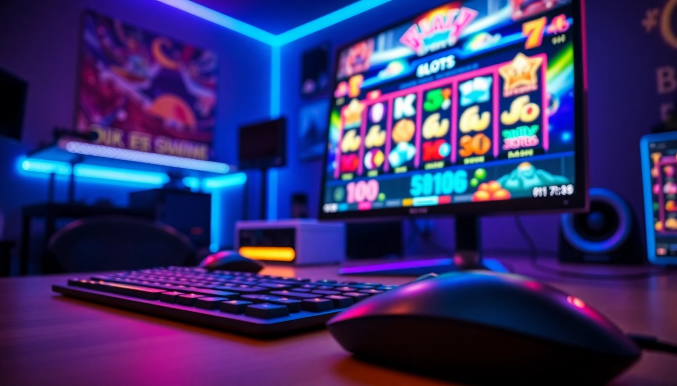 Experience the thrill of spinning in the best Online slots Uk as vibrant graphics light up the screen.