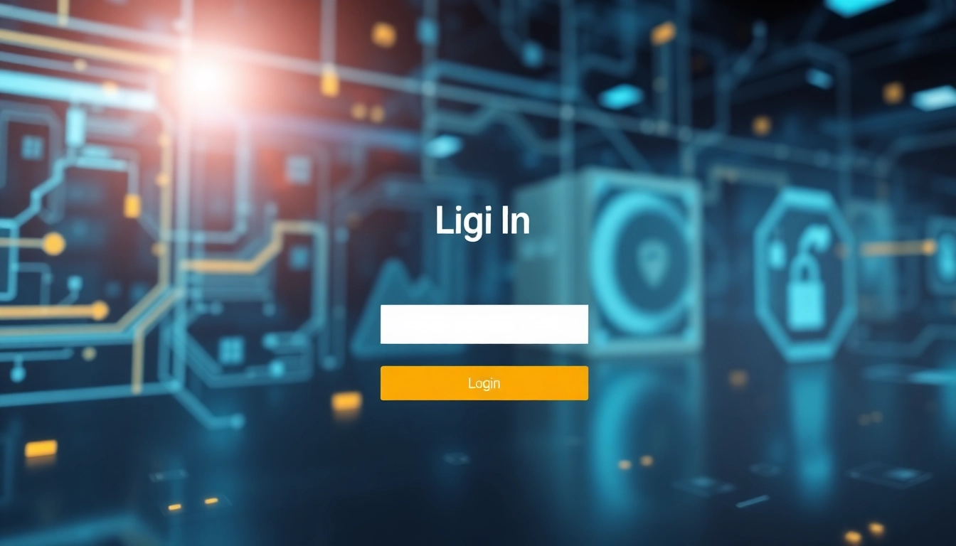 Masukkan lemacau login pada halaman aplikasi dengan elemen interaktif yang menarik.