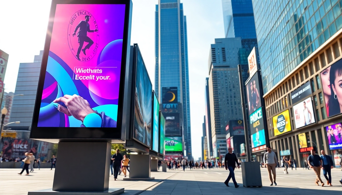 Explore dynamic digital advertising boards enhancing urban landscapes with vibrant visuals.