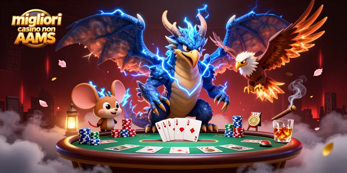 Giocare nei migliori casino non AAMS con emozionanti tornei di poker e personaggi avventurosi.