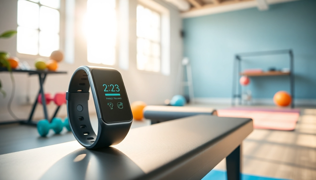 Discover the sleek Ringconn fitness tracker elegantly displayed on modern gym equipment.