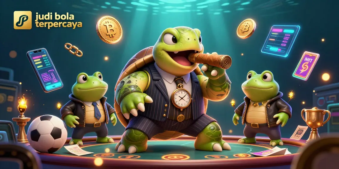 Experience judi bola terpercaya with a vibrant scene showcasing sport-themed betting elements and engaging characters.