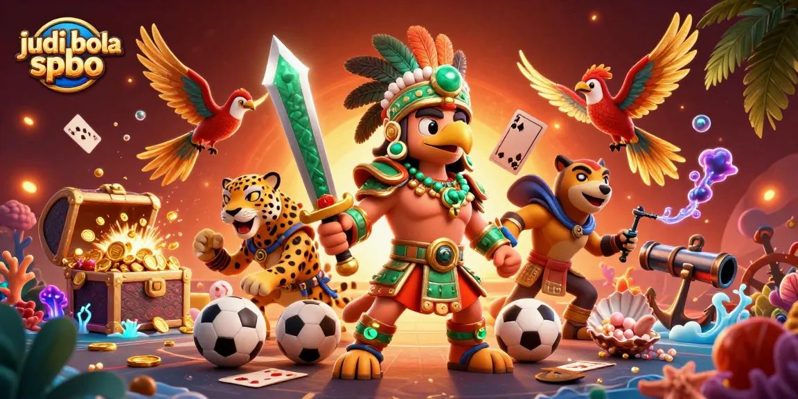 Engage in sports betting excitement with judi bola spbo featuring Aztec warriors.