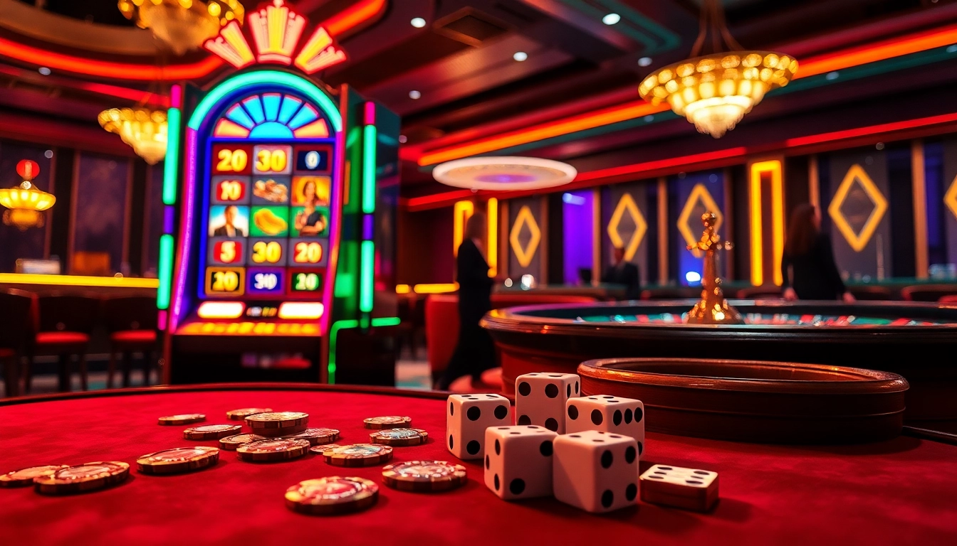 Players enjoy the excitement of pg slot machines in a vibrant casino atmosphere.