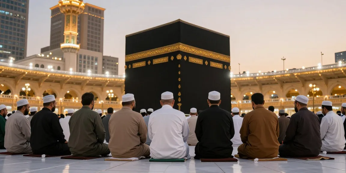 Experience umroh Itikaf during Ramadan at the holy Kaaba, spiritual journey, travel guide, sacred destination.