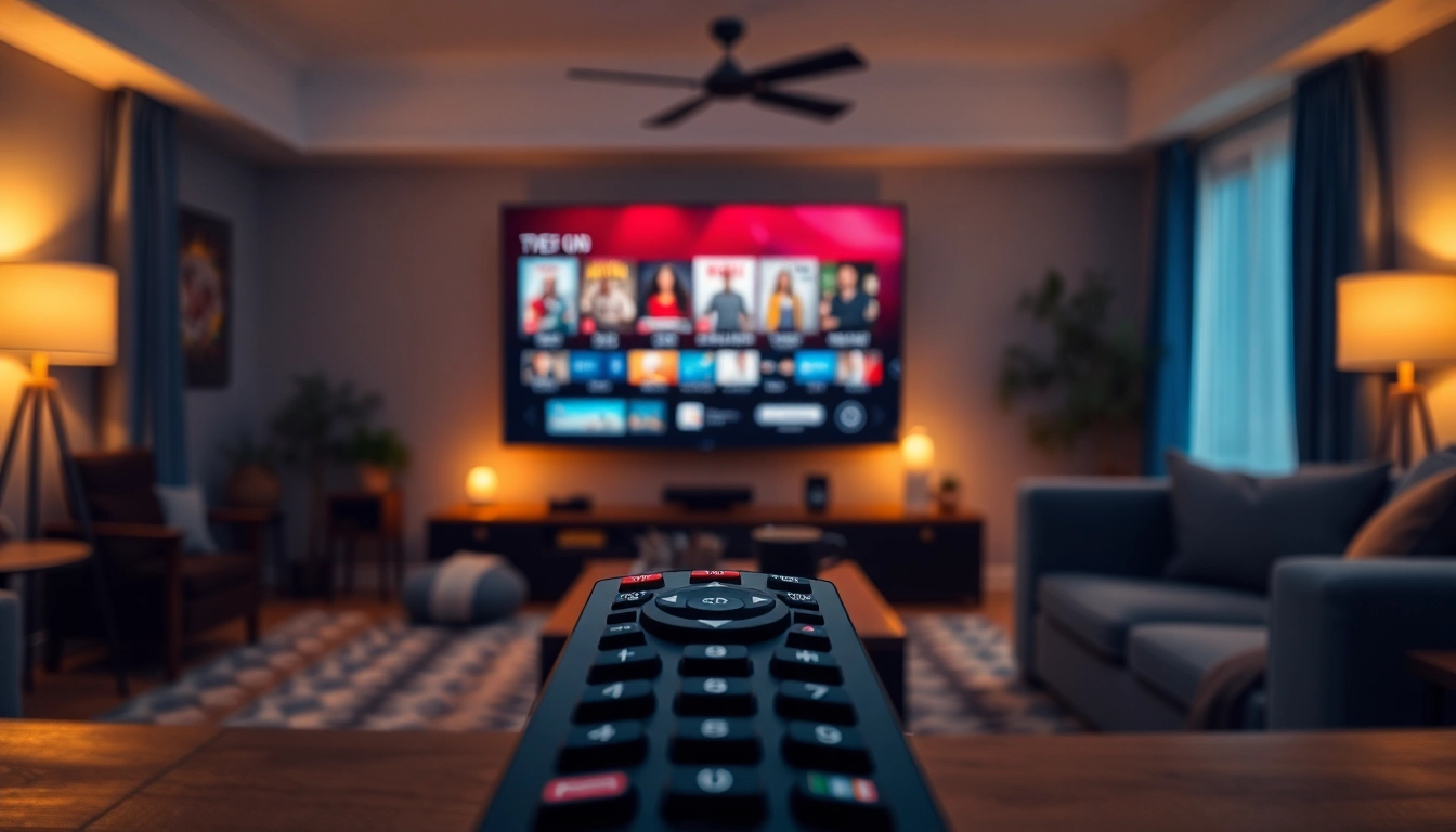 Engaging display of popular tv shows online on a modern screen, showcasing varied genres.