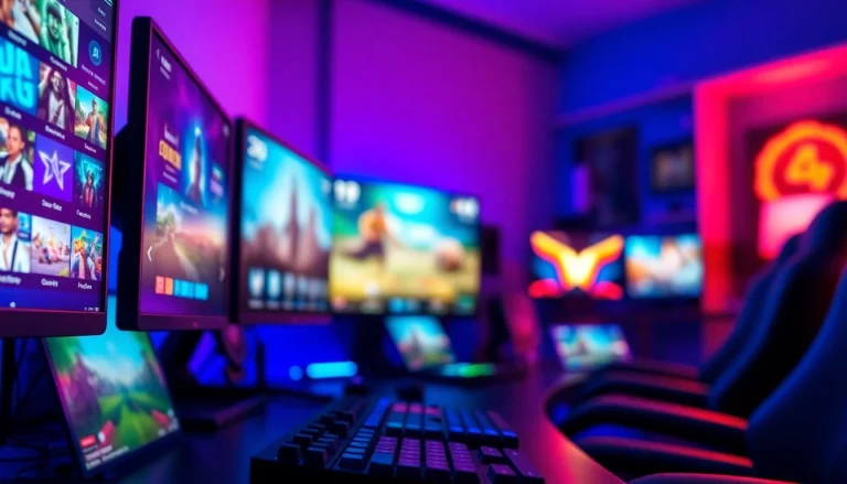 Engaging gaming setup showcasing the online experience at rr88.com.