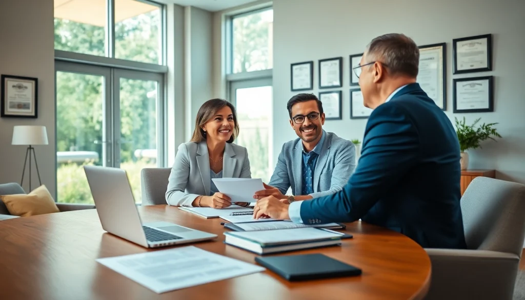 Miaoulis Law office showcasing a professional attorney consulting on estate planning services.