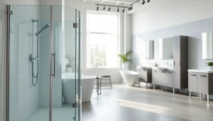 sonni sanitär GmbH bietet edle Badprodukte wie Glas-Duschwände in modernem Design an.