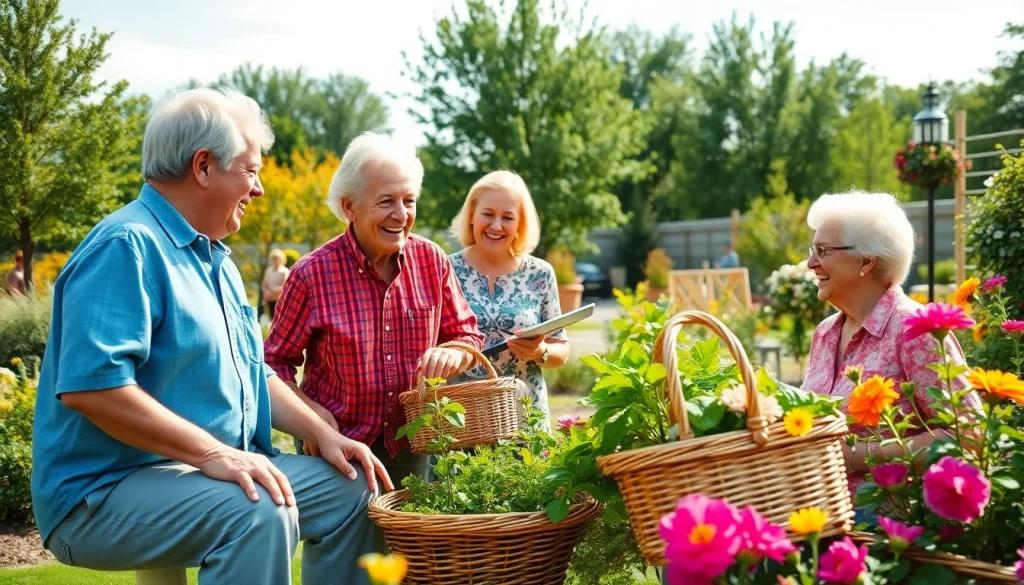 Engaging seniors lifestyle at https://frontidas.com showcasing joyful community interaction.
