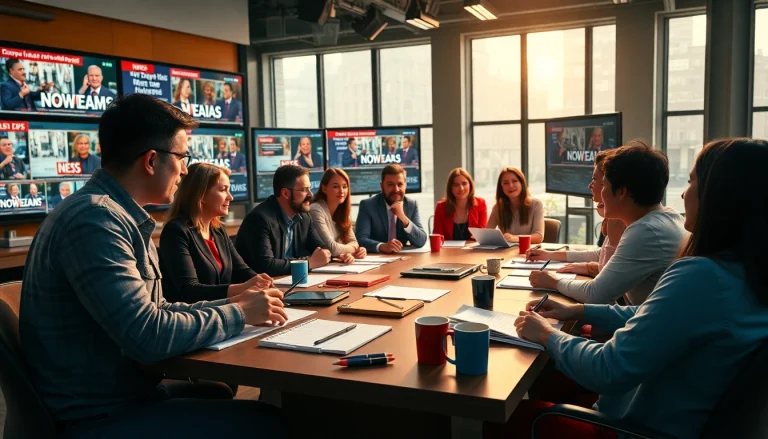 Journalists collaborating in thephoenixnewspaper newsroom for vibrant news coverage.