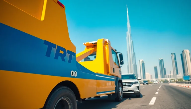 Providing roadside assistance with TRT Recovery UAE for reliable vehicle rescue in Dubai.