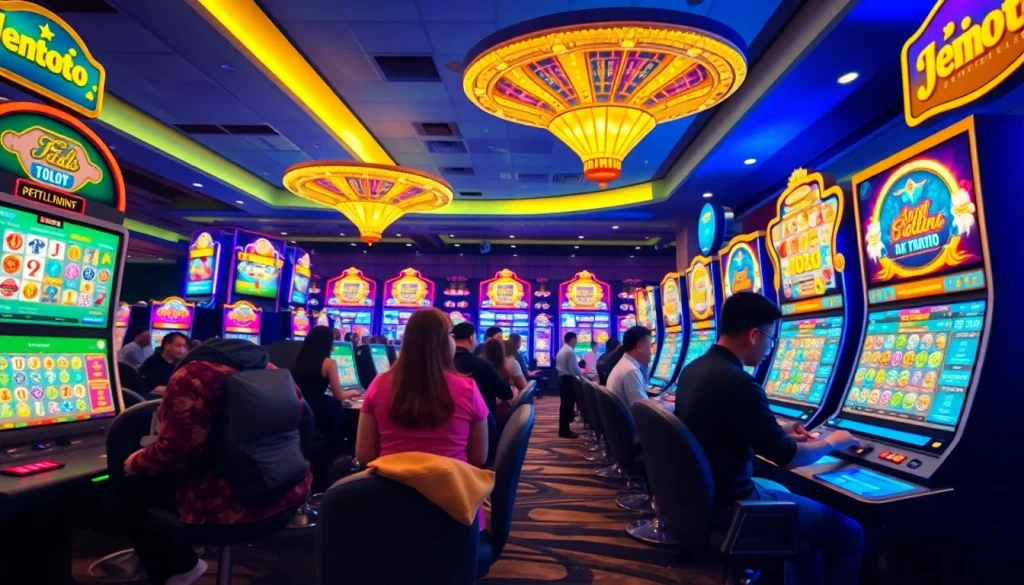 Jentoto menawarkan platform permainan online yang menarik dengan desain antarmuka yang mengesankan.