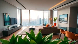Experience the luxury living showcased on https://newdeveloperlaunch.sg in this modern condo interior.