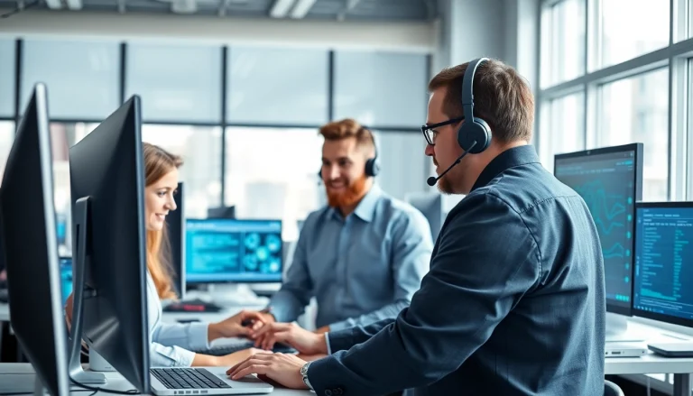 Providing computer IT support in a professional office environment with collaborative teamwork.